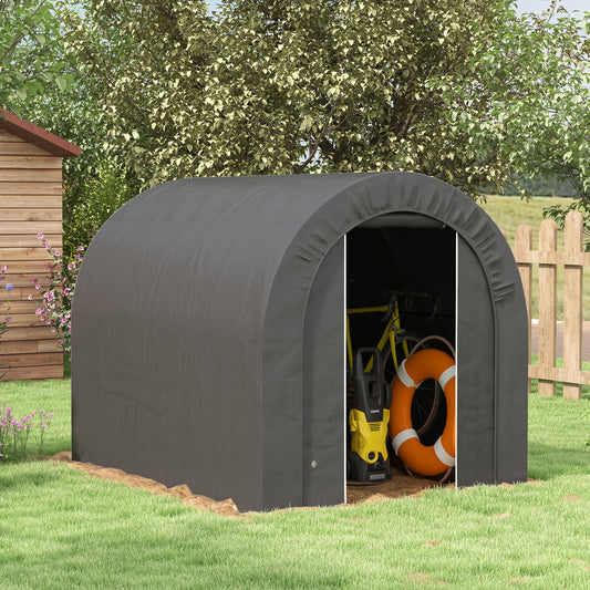 Heavy Duty Galvanized Steel Outdoor Storage Shed