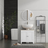 Bathroom sink vanity cabinet in wood