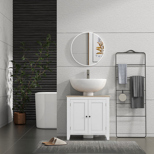 Bathroom sink vanity cabinet in wood