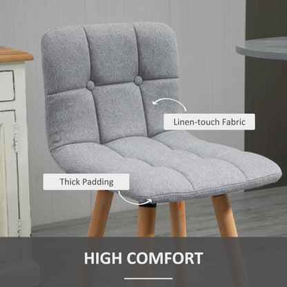 Upholstered Bar Stools Set of 2, 38 Inch