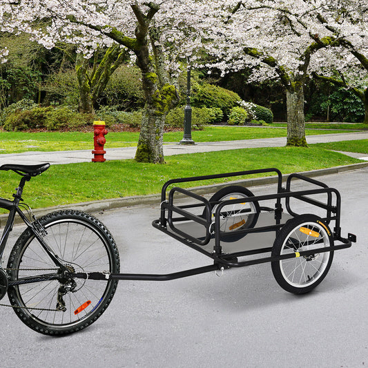 Folding Steel Cargo Bike Trailer