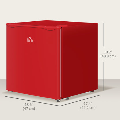 Compact upright freezer 1.1 cu ft with reversible door