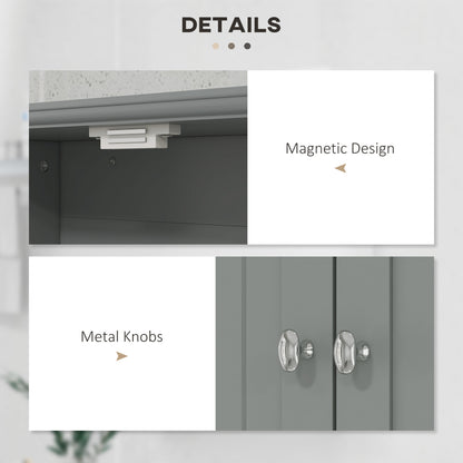 Wall Cabinet Bathroom with Drawers and Open Shelf