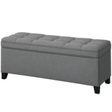Linen Storage Ottoman Bench