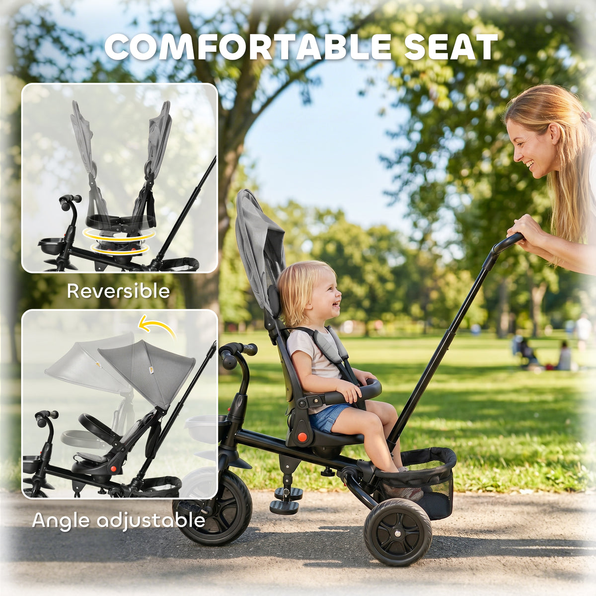 5-in-1 Growing Tricycle for Toddlers
