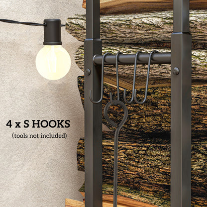 Adjustable Firewood Log Rack