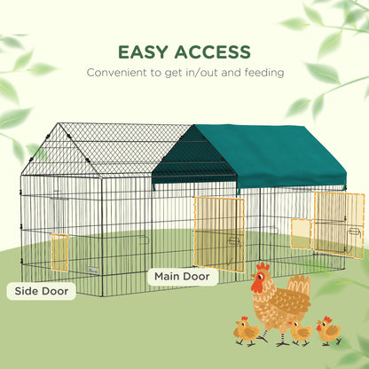 Large alloy steel small animal cage with roof