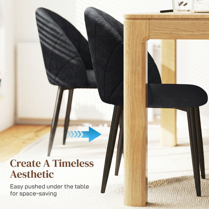 Dining chairs upholstered set of 4