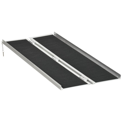 Foldable Portable Wheelchair Ramp 5 ft — Aluminum