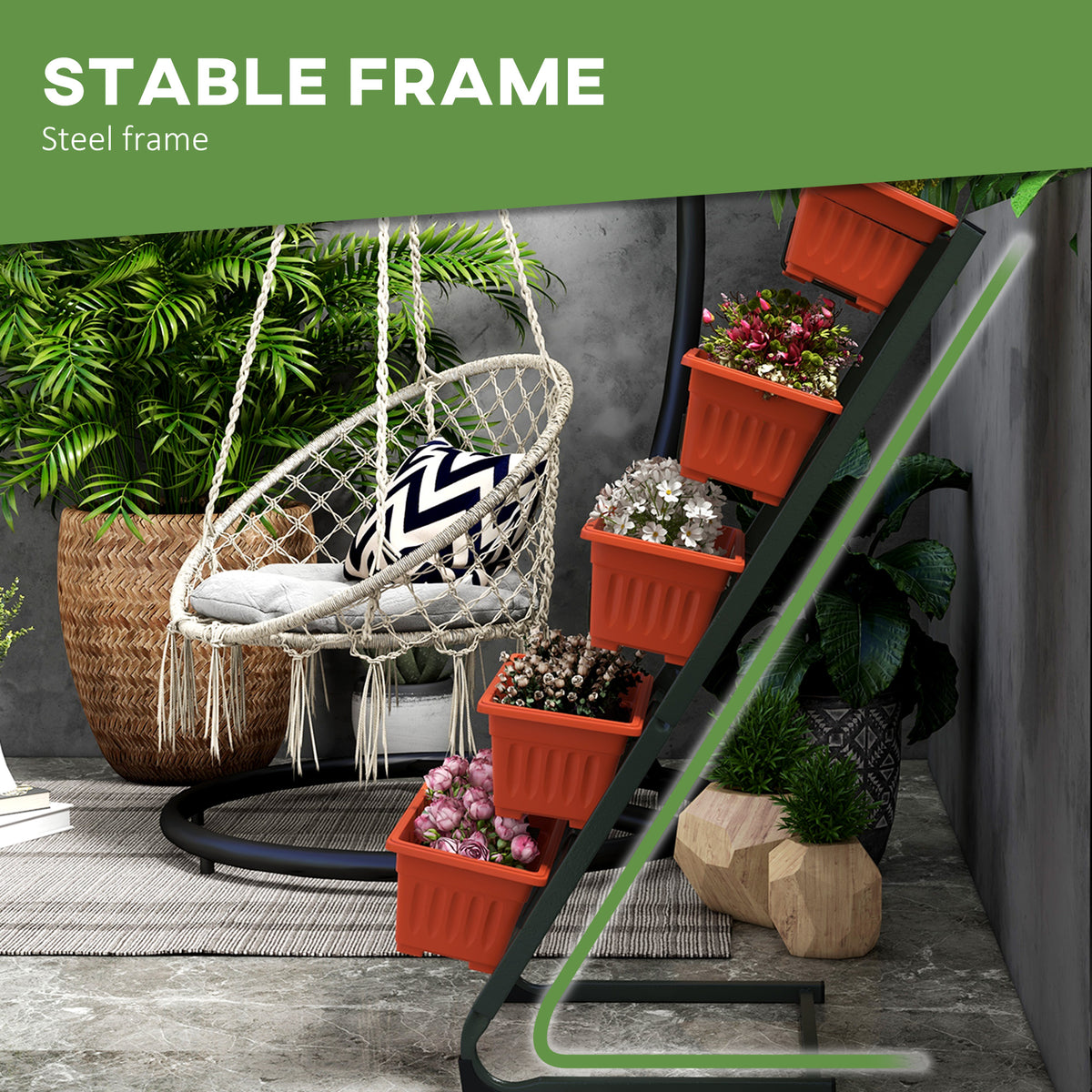 5-Tier Vertical Garden Planter with 5 Boxes