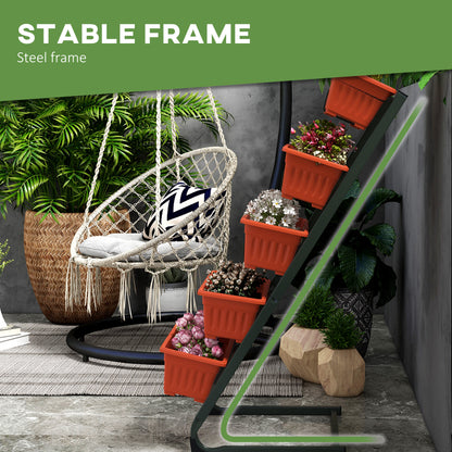 5-Tier Vertical Garden Planter with 5 Boxes
