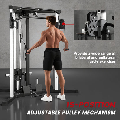 Torre de musculación multifuncional de acero