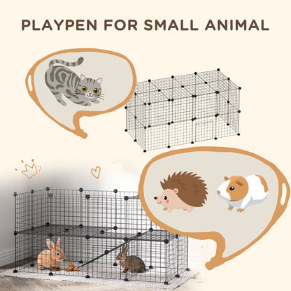 Modular Small Animal Wire Cage — Set of 40