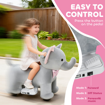 Kids Electric Elephant Ride on Toy