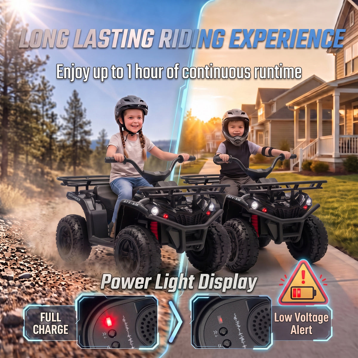 Kids Electric ATV 12V Quad
