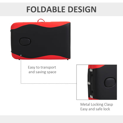Professional foldable aluminum massage table