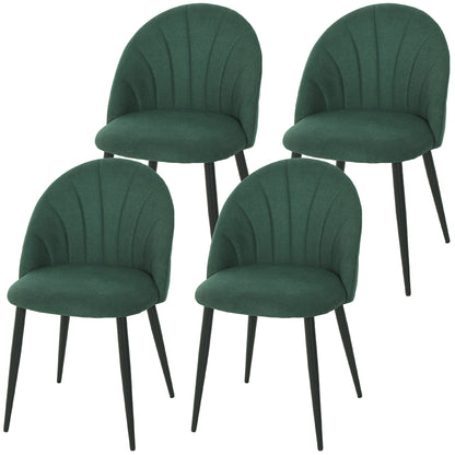 Dining chairs upholstered set of 4