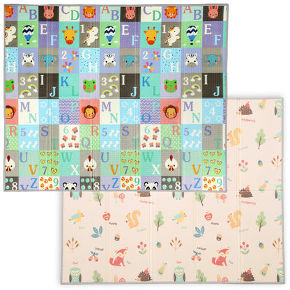 Foldable Double-Sided Baby Play Mat XPE Foam