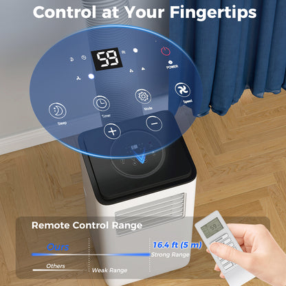 Portable Air Conditioner 10,000 BTU Dehumidifier Timer
