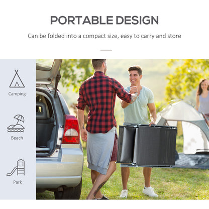 Tumbona plegable ajustable de acero — 7 posiciones