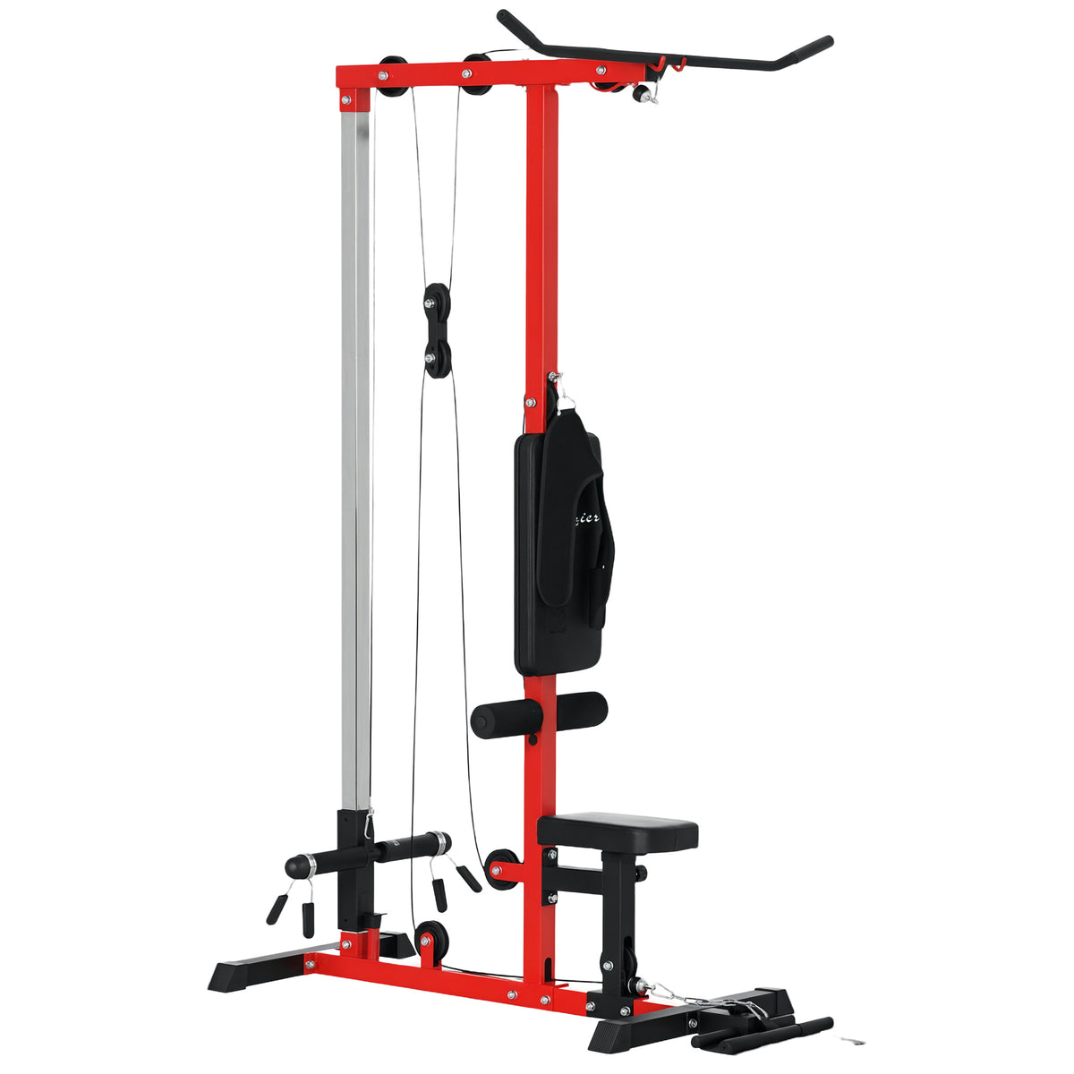 Máquina de remo dorsal para musculación en casa