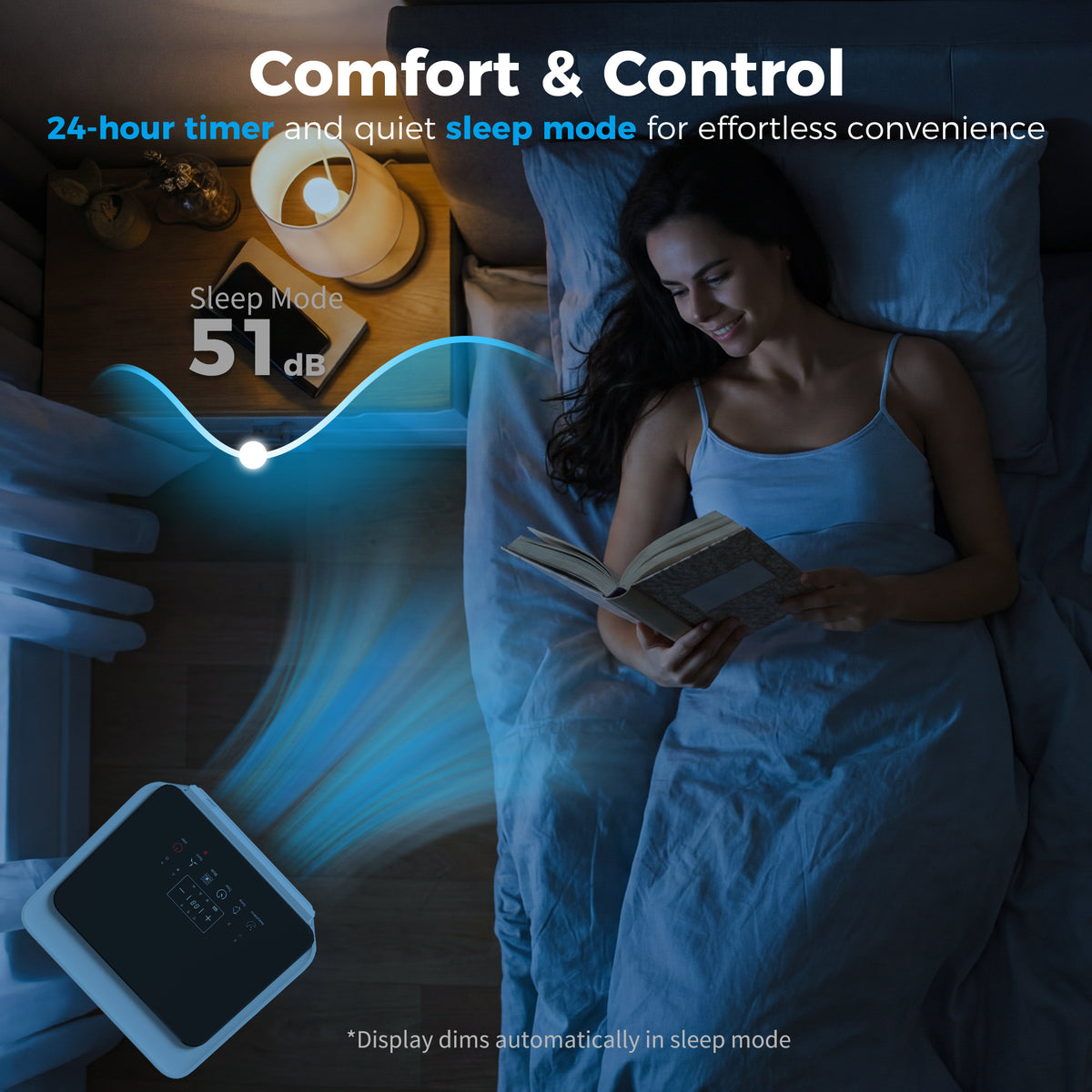 Aire acondicionado portátil 8000 BTU 4 en 1 WiFi