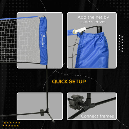 Red de bádminton portátil ajustable multiusos