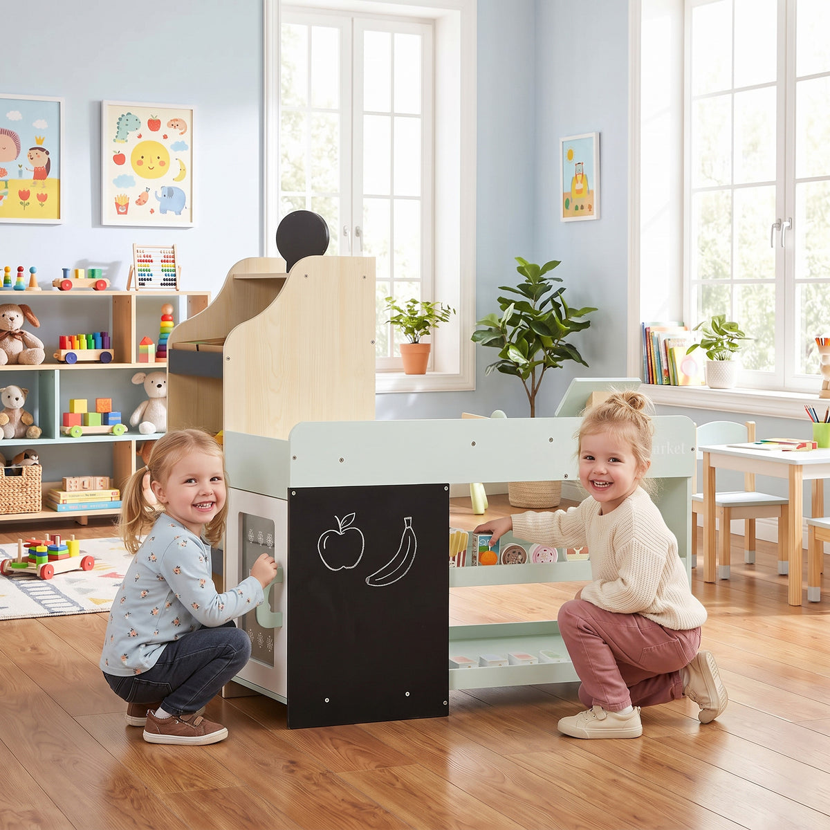 Kids Grocery Store Playset with Accessories