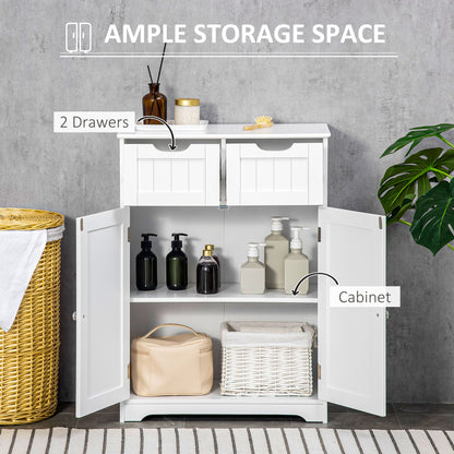 Mueble de almacenamiento para baño de dos cajones