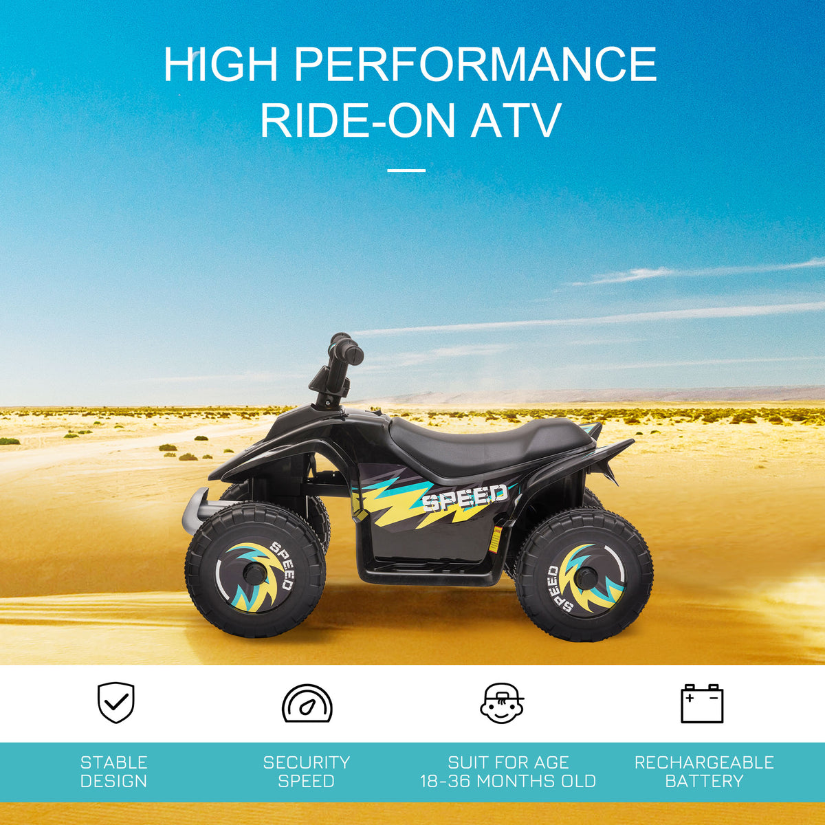 Kids Electric ATV 6V with Forward and Reverse