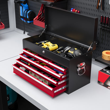 6 Drawer Portable Metal Tool Box