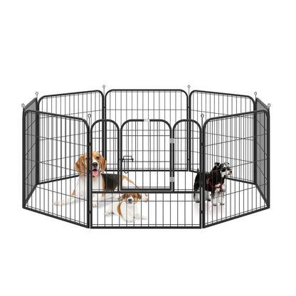 8 Panel Metal Foldable Pet Playpen