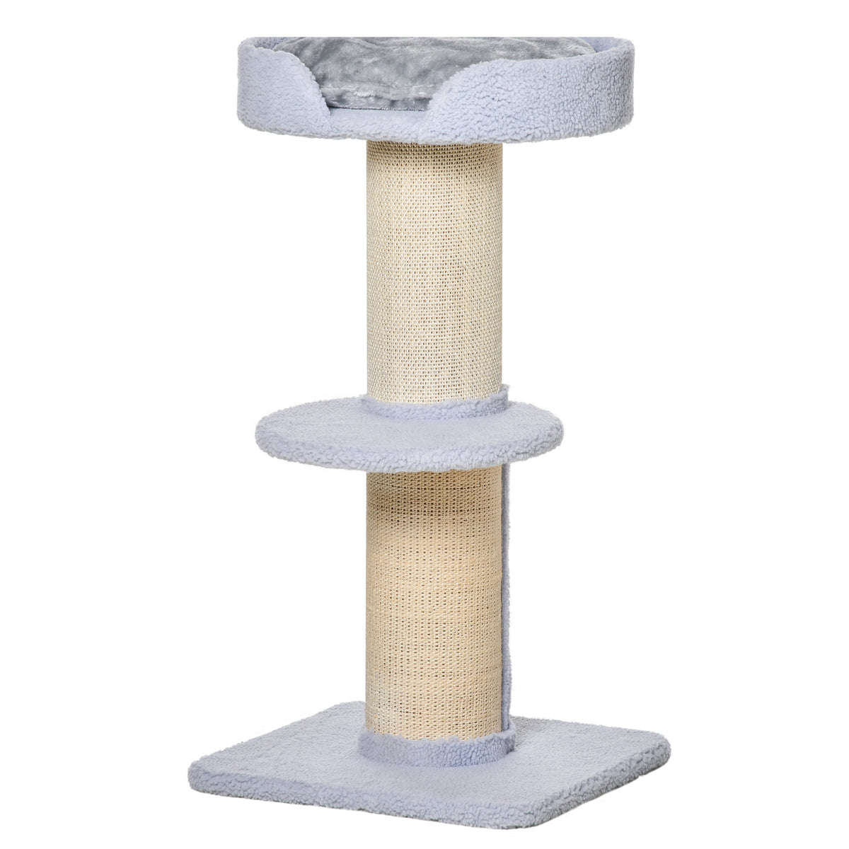Multi-Tier Cat Tree with Sisal Scratching Post and Bed