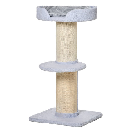 Multi-Tier Cat Tree with Sisal Scratching Post and Bed
