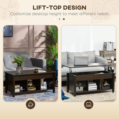 Lift Top Coffee Table Modern with Hidden Storage