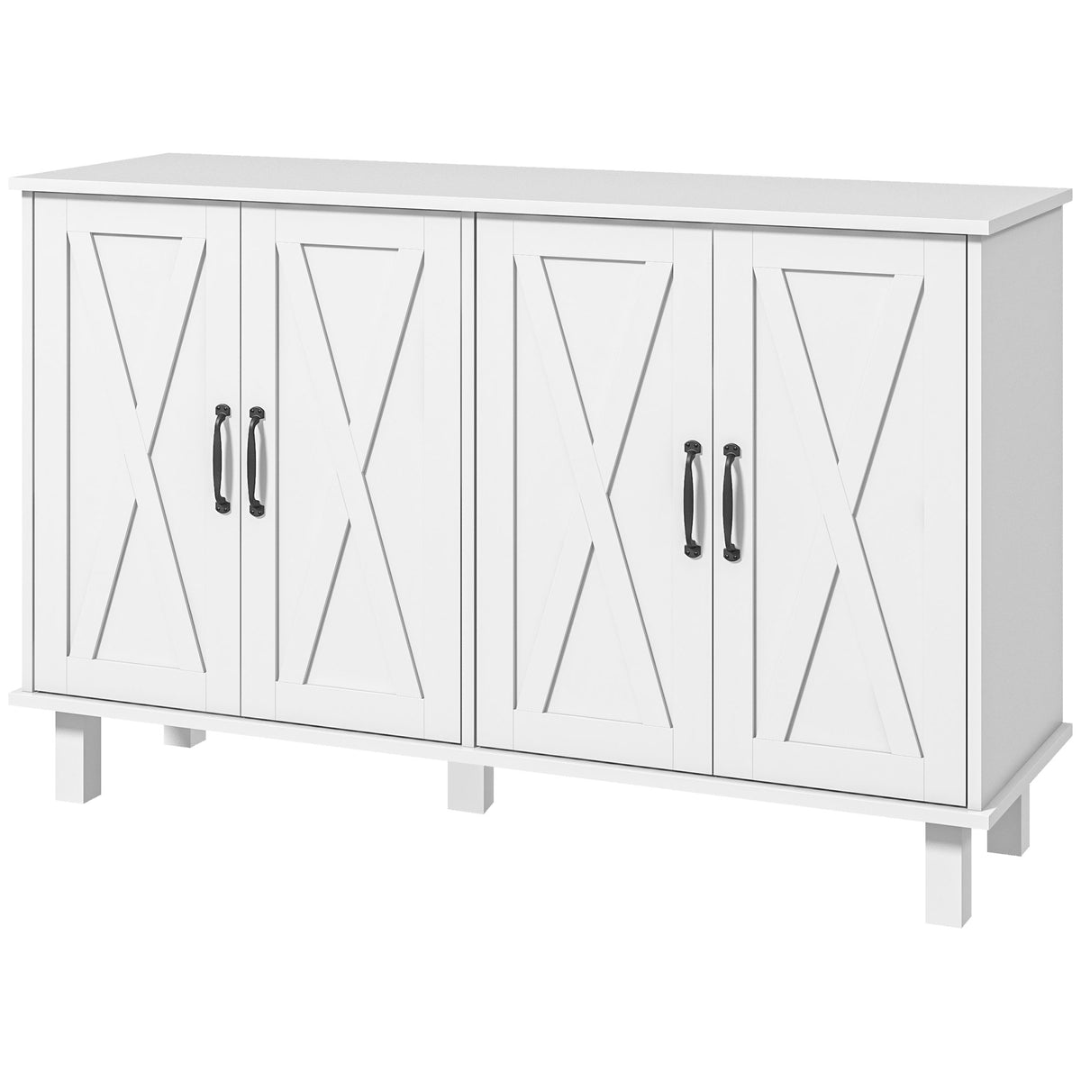 Kitchen sideboard barn door cabinet