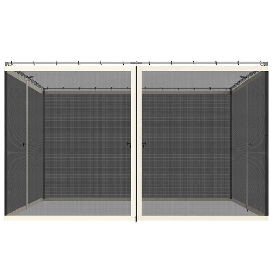 Mosquitera de repuesto para cenador de 3 x 3,6 m