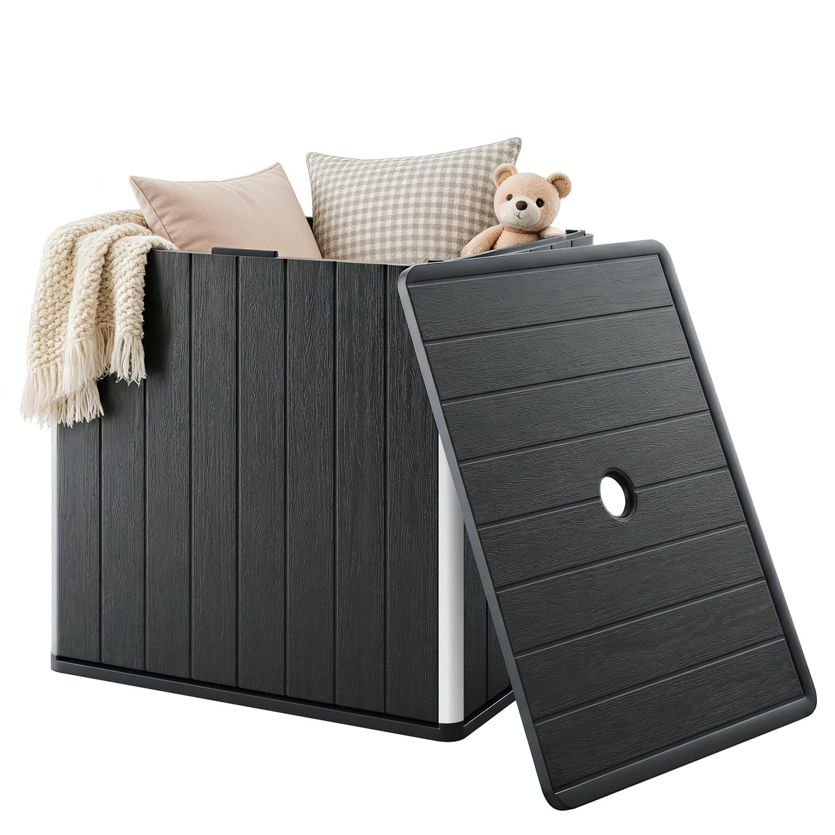 Outdoor storage box side table 114 L