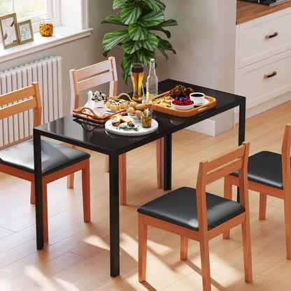 Tempered glass dining table