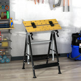 Adjustable Work Bench 6-Level Height Steel Frame