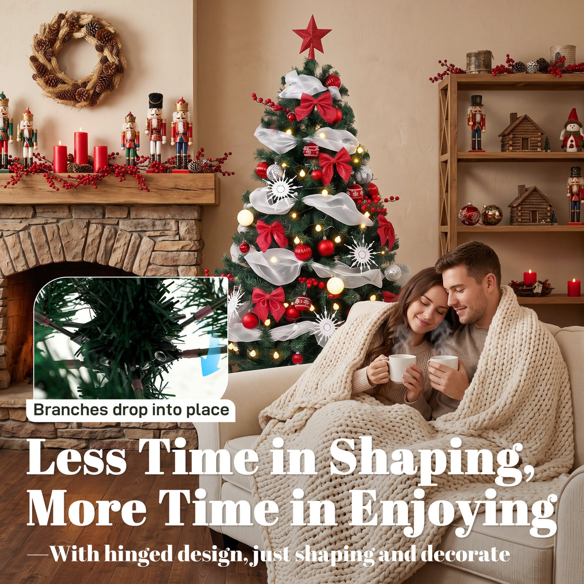 152 cm Prelit Artificial Christmas Tree