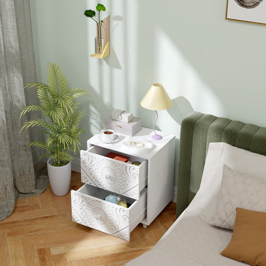 Mid-Century Modern Bedside Table