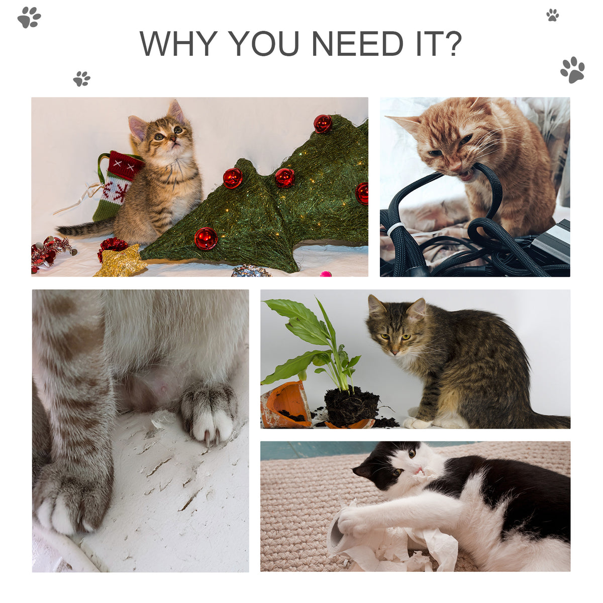 Árbol para gatos de varios niveles con caseta y rascadores de sisal