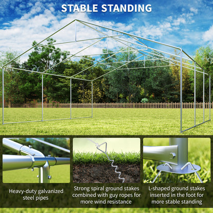 Wedding Tent 20' x 20' Galvanized Steel Frame