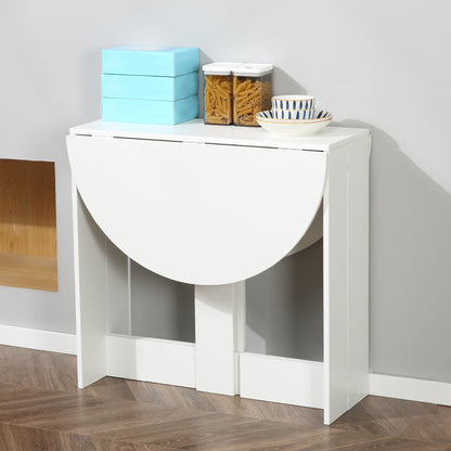 Folding Dining Table Drop Leaf Space Saving