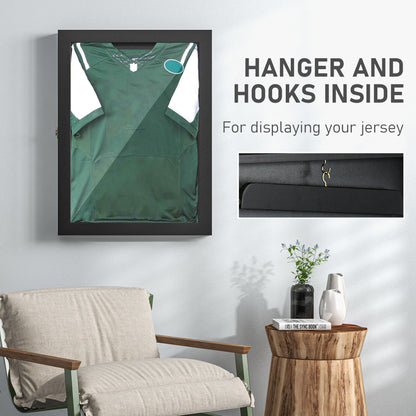 Hockey jersey display frame shadow box