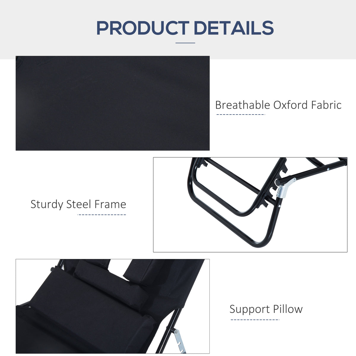 Tumbona plegable con orificio facial ajustable
