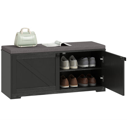 Padded Shoe Storage Bench