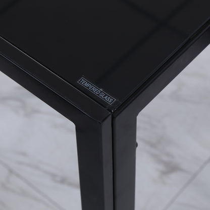 Tempered glass dining table