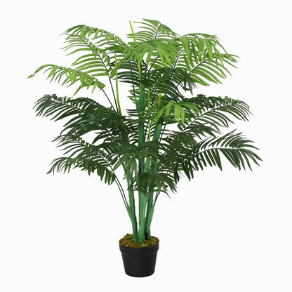 Realistic Artificial Palm Tree in Pot — Green